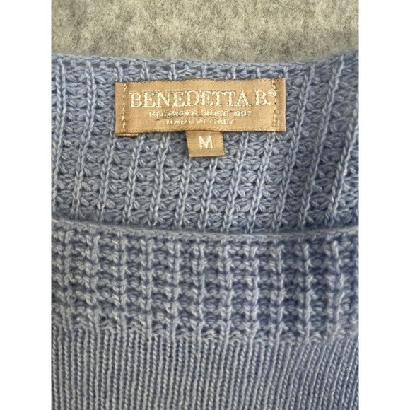 Bendetta B ladies Pullover Wool Cashmere Blend Sweater Size M Medium Purple - Picture 15 of 15